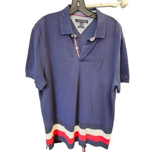 Tommy Hilfiger Red White and Blue Polo Large